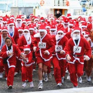 santa suits on the loose