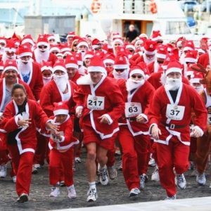 santa suits on the loose